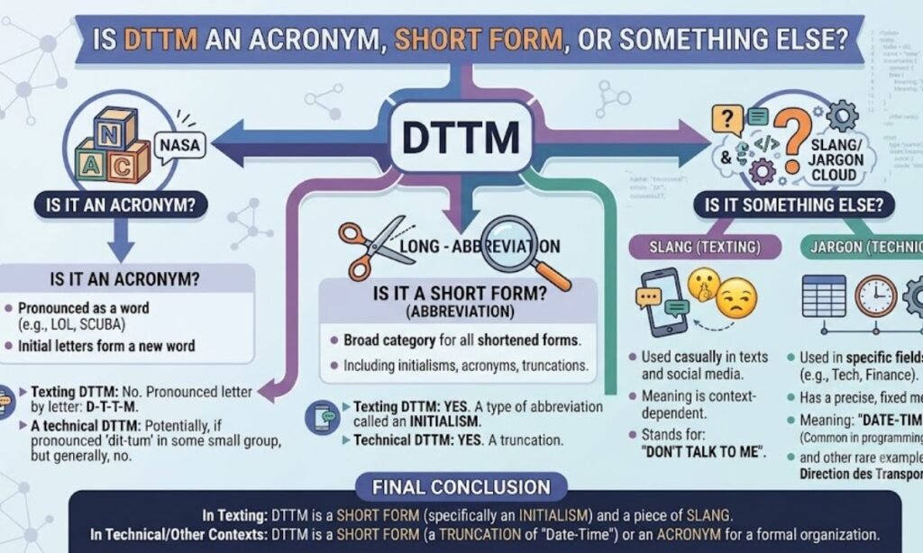 Is DTTM an Acronym, Short Form, or Something Else