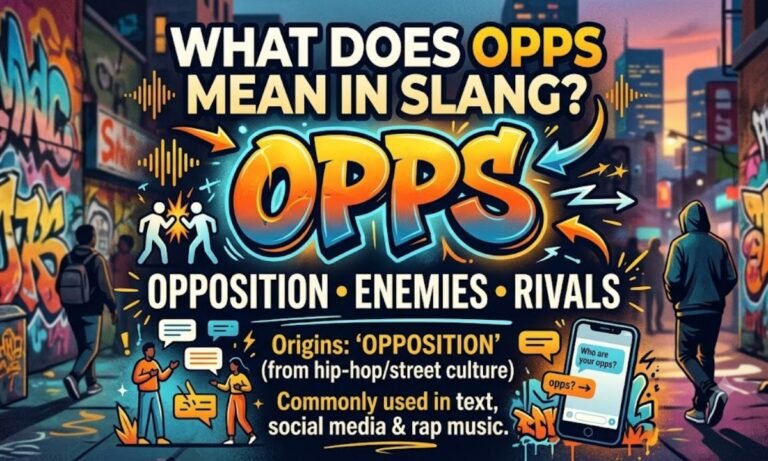 Opps Mean in Slang