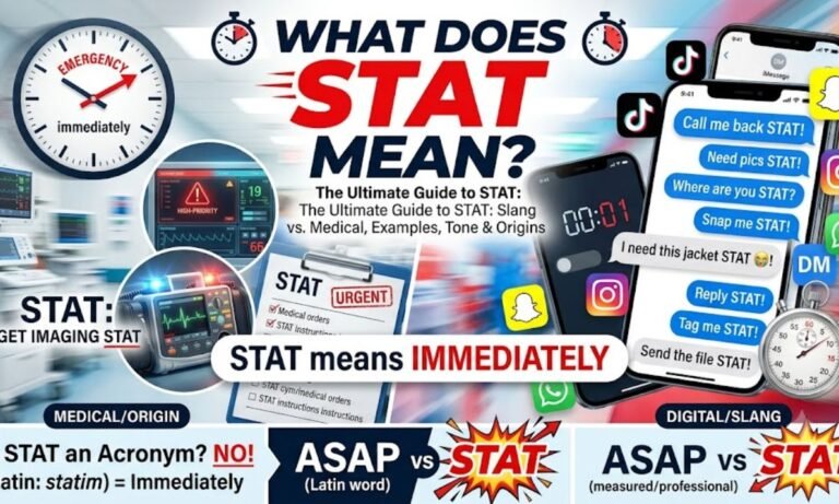 What Does STAT Mean