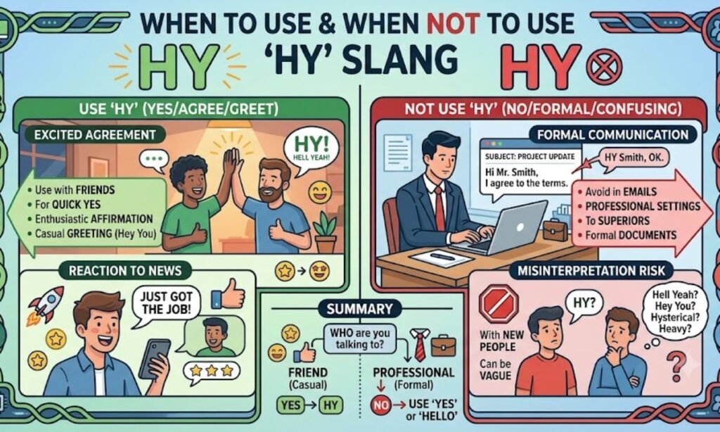 When to Use and When Not to Use HY