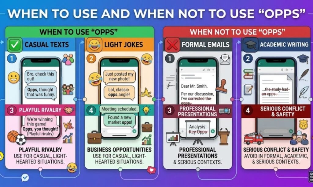 When to Use and When Not to Use Opps