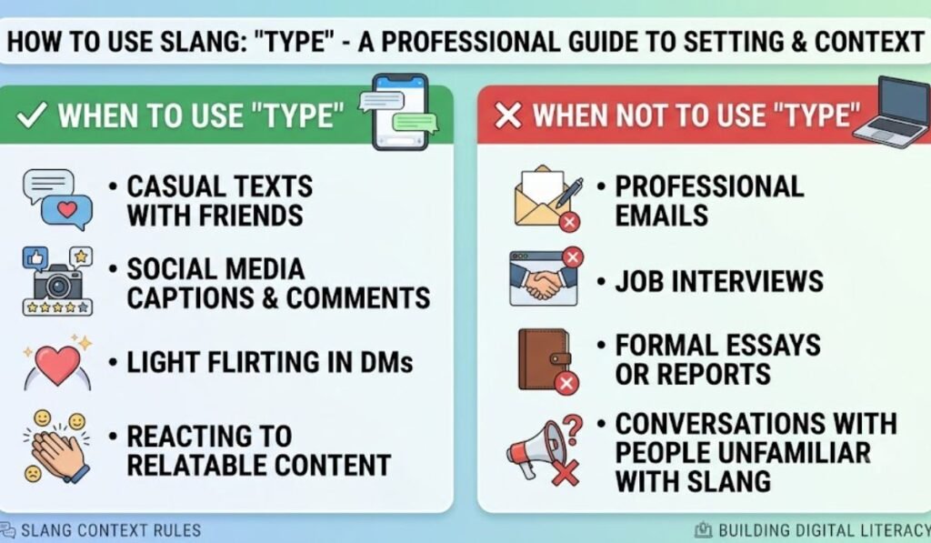 When to Use and When Not to Use Type
