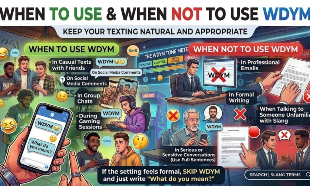 When to Use and When Not to Use WDYM