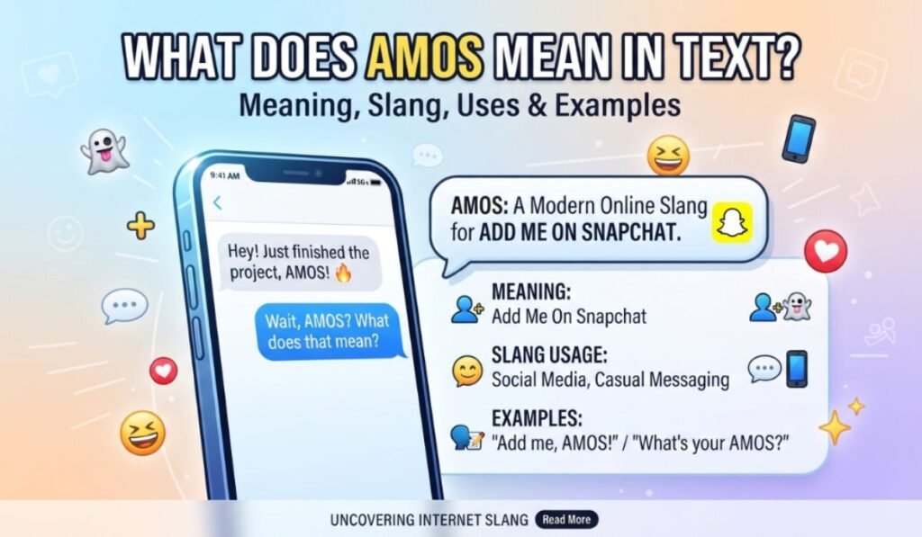 AMOS Mean in Text