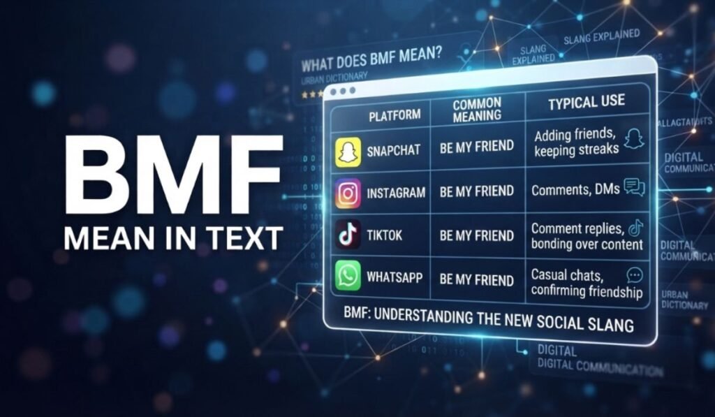 BMF Meaning on Snapchat, Instagram, TikTok, and WhatsApp