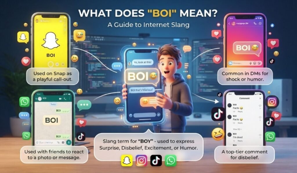Boi Mean on Snapchat, Instagram, TikTok, and WhatsApp