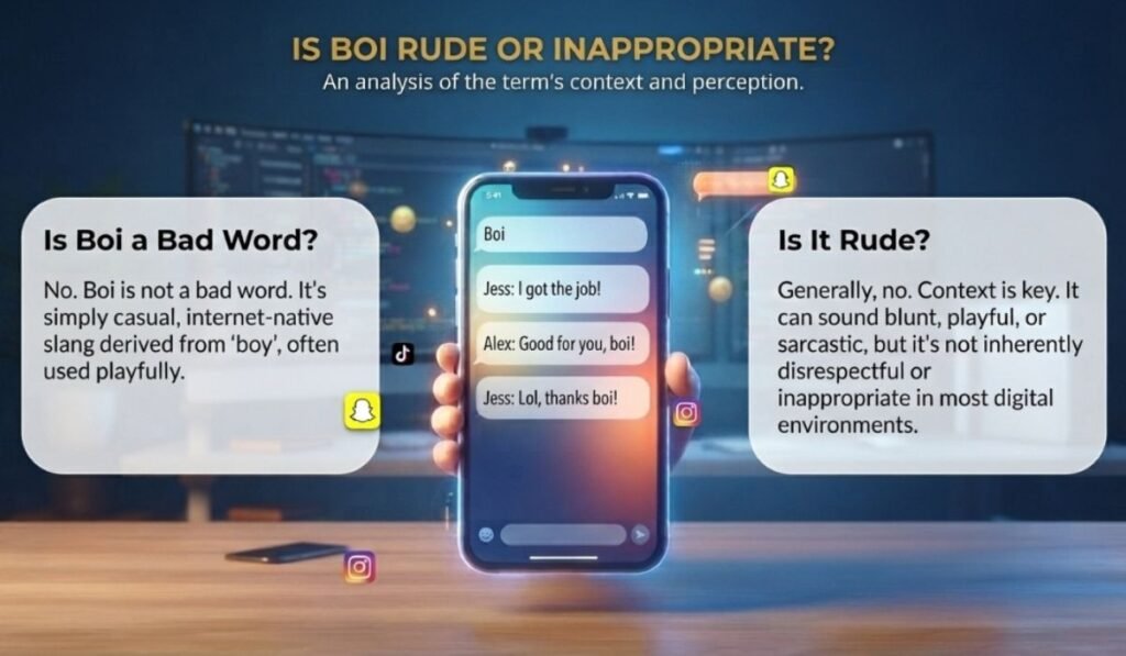 Boi Rude or Inappropriate