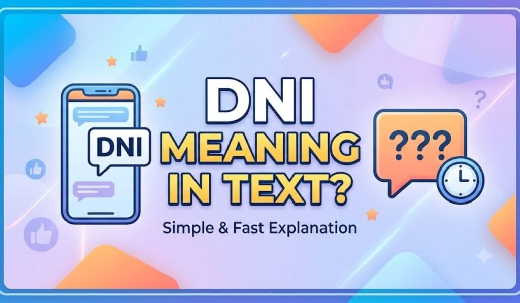 DNI Meaning in Text