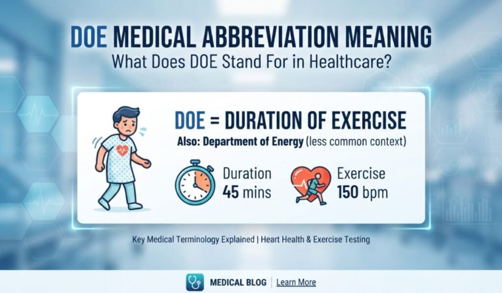 DOE Medical Abbreviation Meaning