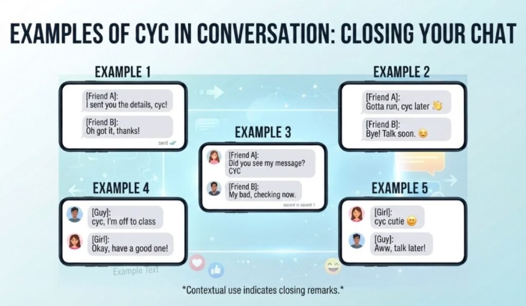 Examples of CYC in Conversation
