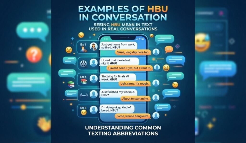 Examples of HBU in Conversation