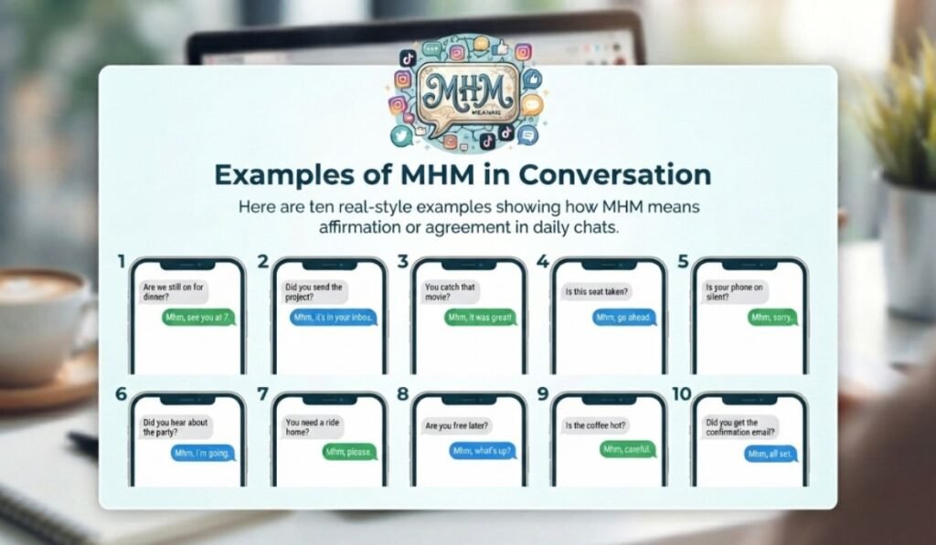Examples of MHM in Conversation
