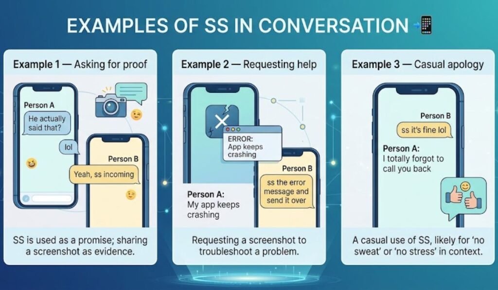 Examples of SS in Conversation
