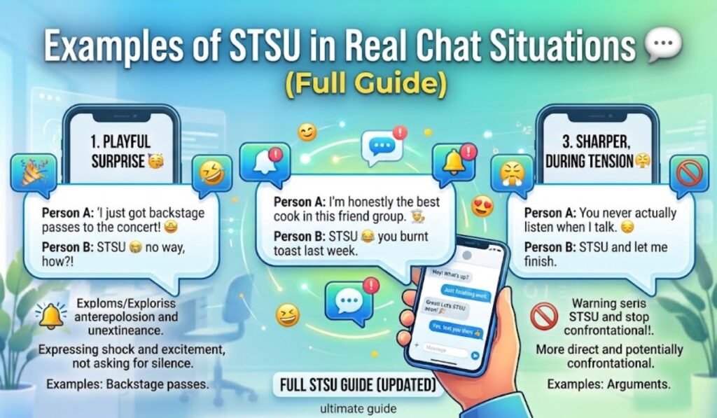 Examples of STSU in Real Chat Situations