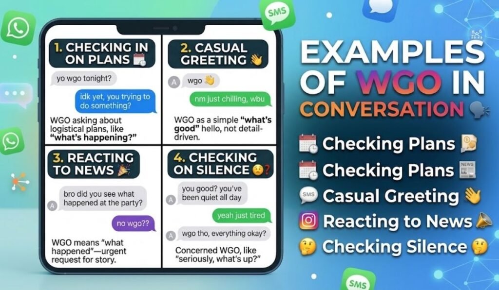 Examples of WGO in Conversation