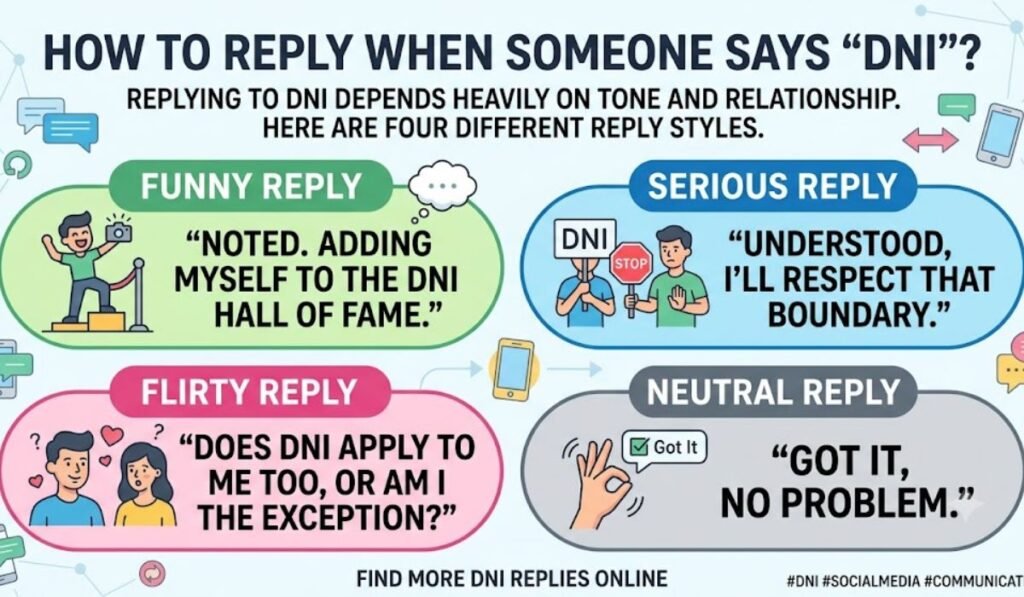 How to Reply When Someone Says DNI