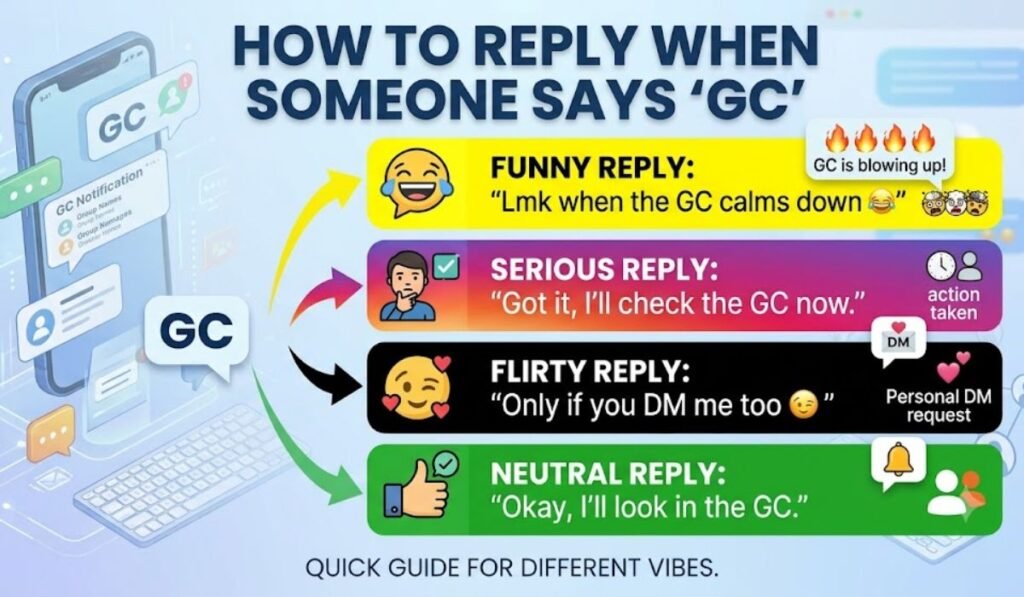 How to Reply When Someone Says GC
