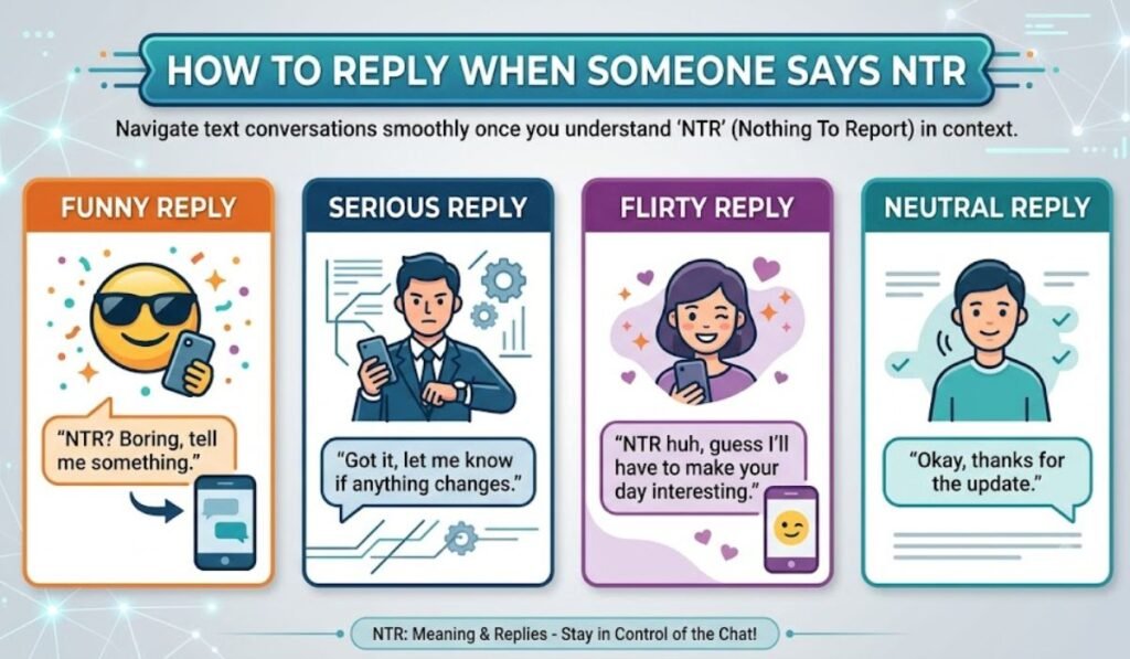 How to Reply When Someone Says NTR