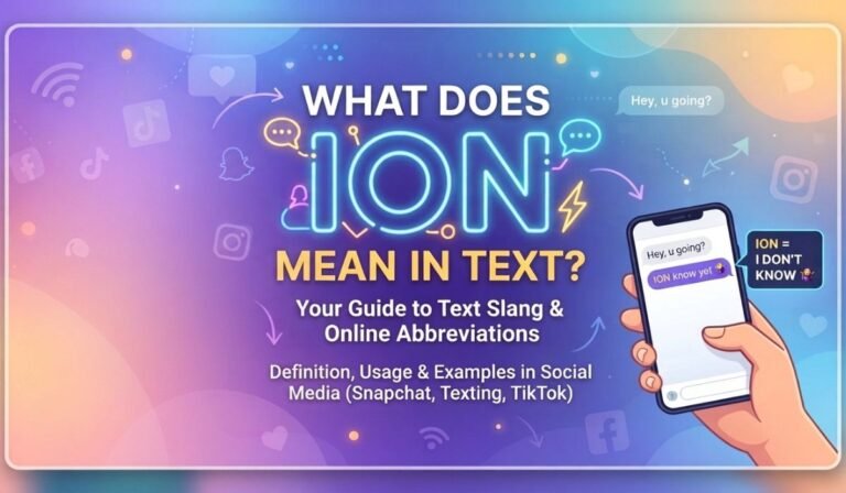 ION Mean in Text