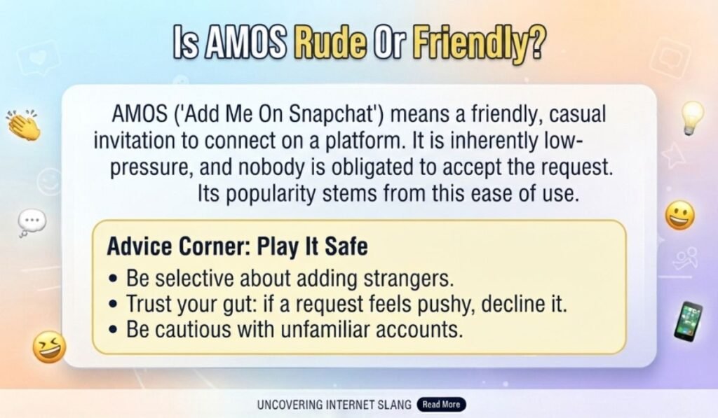 Is AMOS Rude Or Friendly