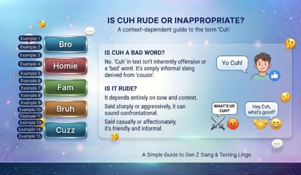 Is Cuh Rude or Inappropriate