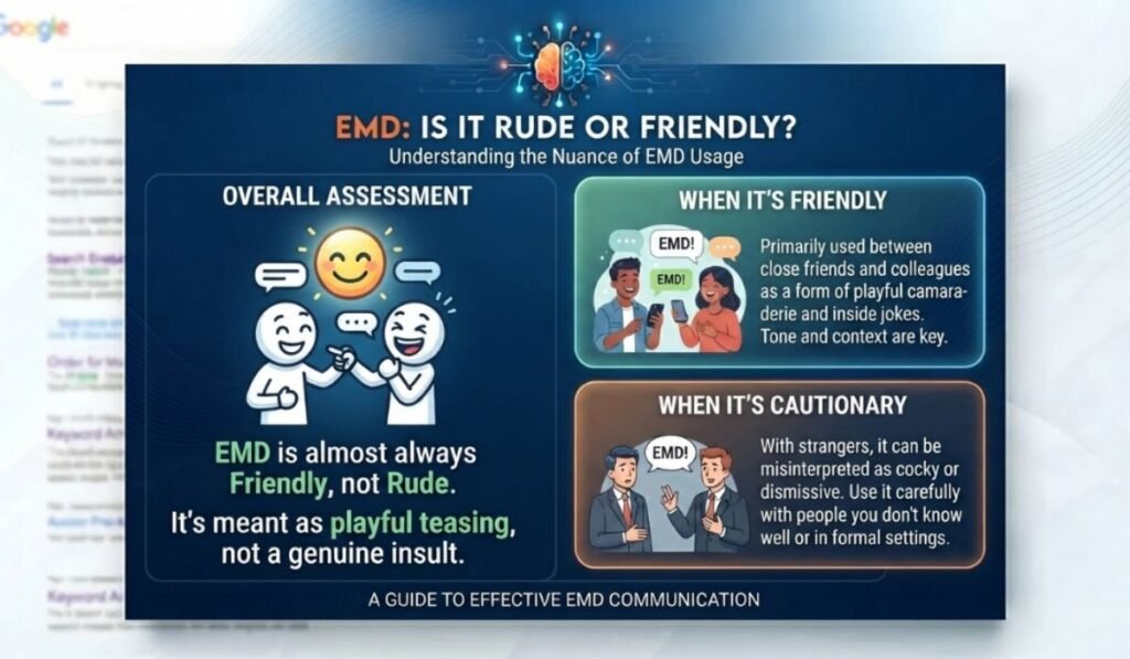 Is EMD Rude Or Friendly