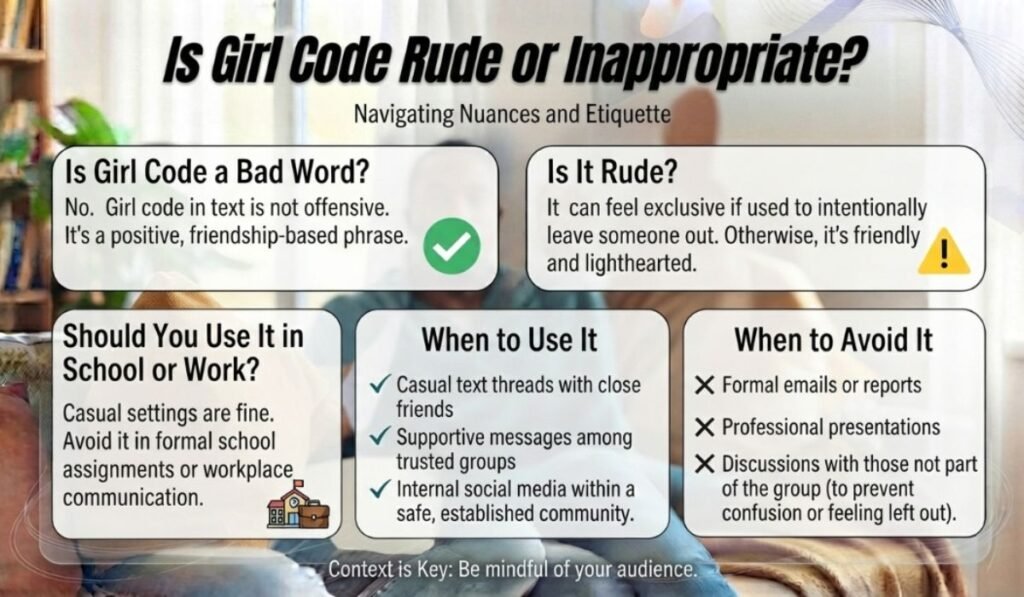 Is Girl Code Rude or Inappropriate