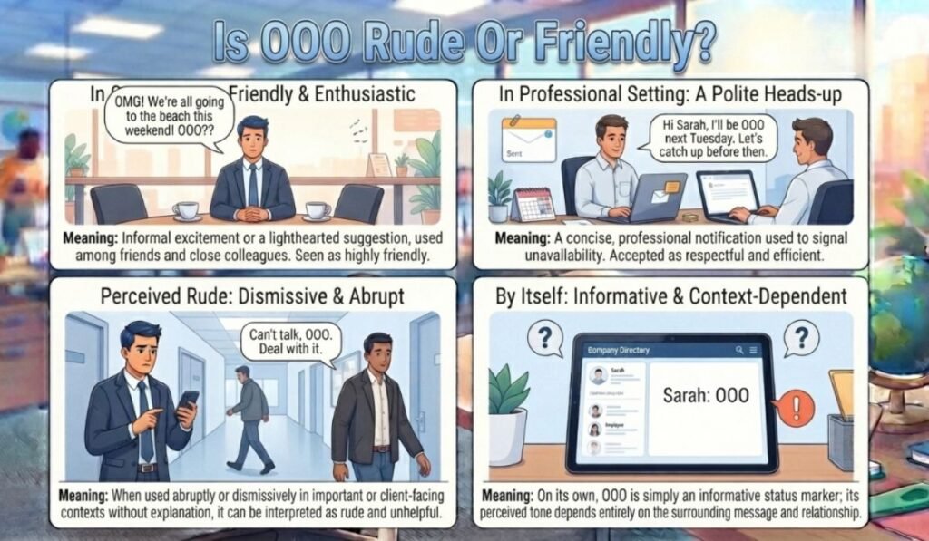Is OOO Rude Or Friendly