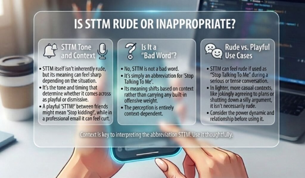 Is STTM Rude or Inappropriate