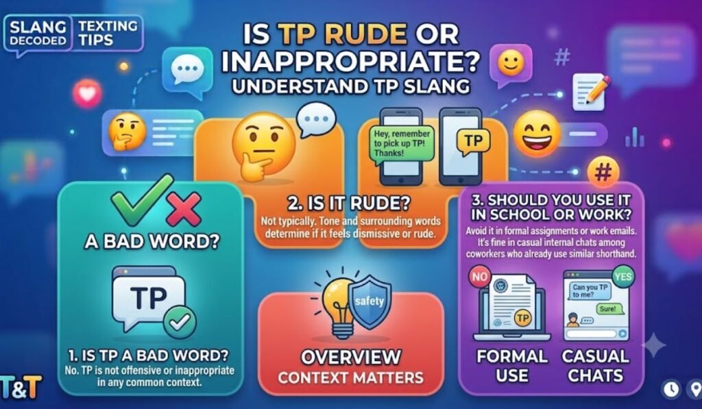 Is TP Rude or Inappropriate