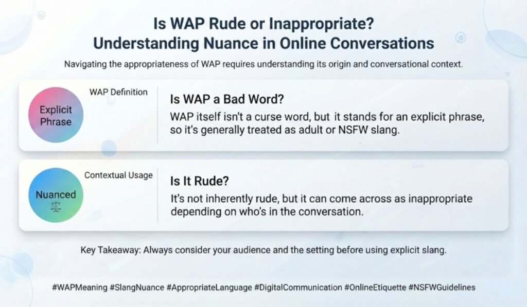 Is WAP Rude or Inappropriate