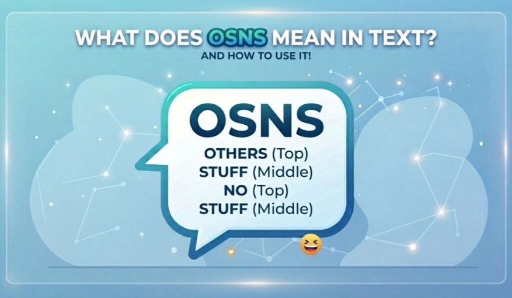 OSNS Mean in Text