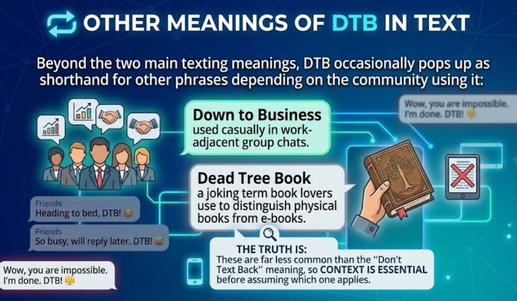 Other Meanings of DTB in Text