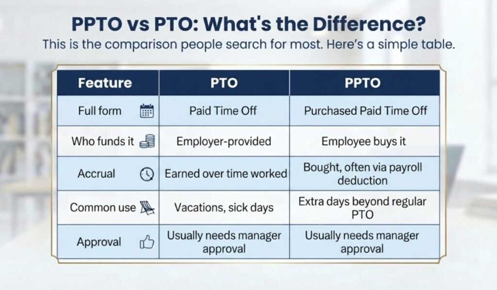 PPTO vs PTO Difference