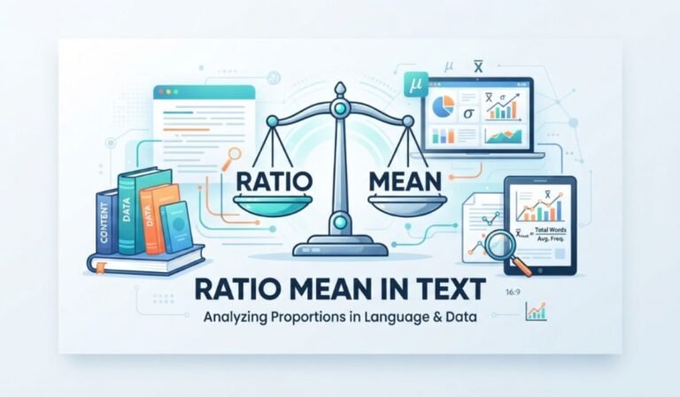 Ratio Mean in Text