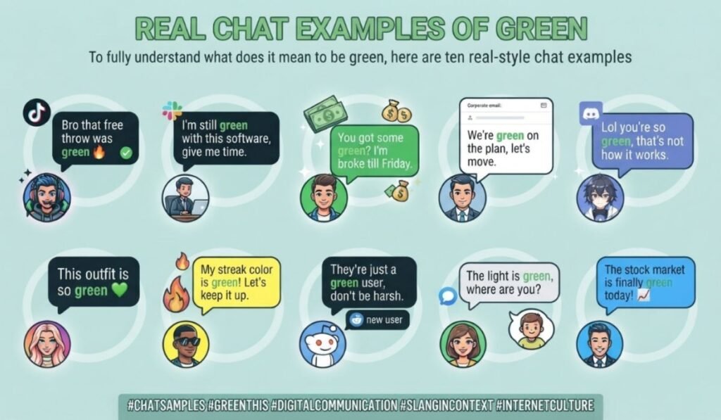 Real Chat Examples Of Green