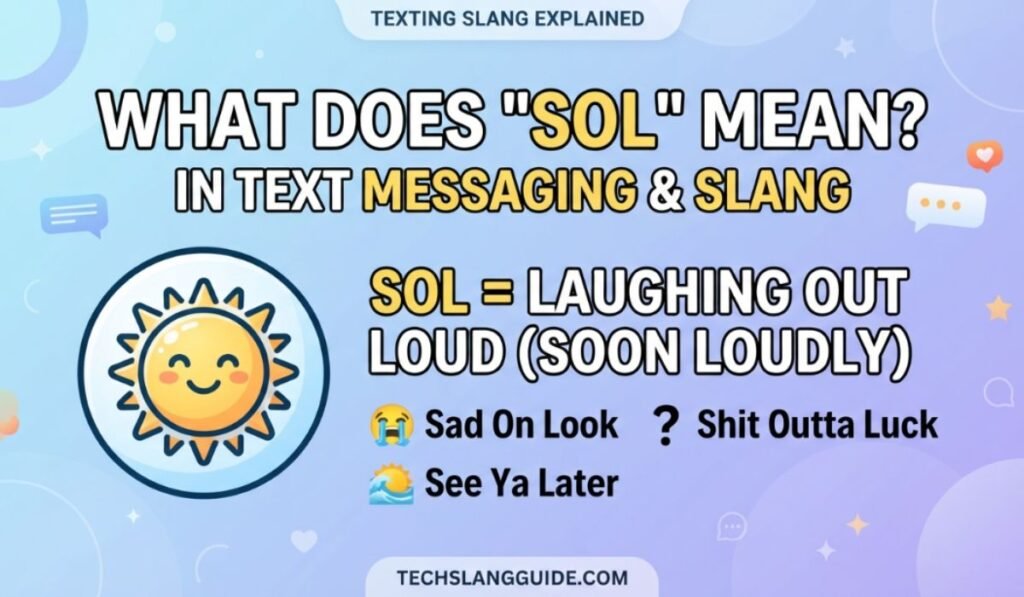 SOL Mean in Text