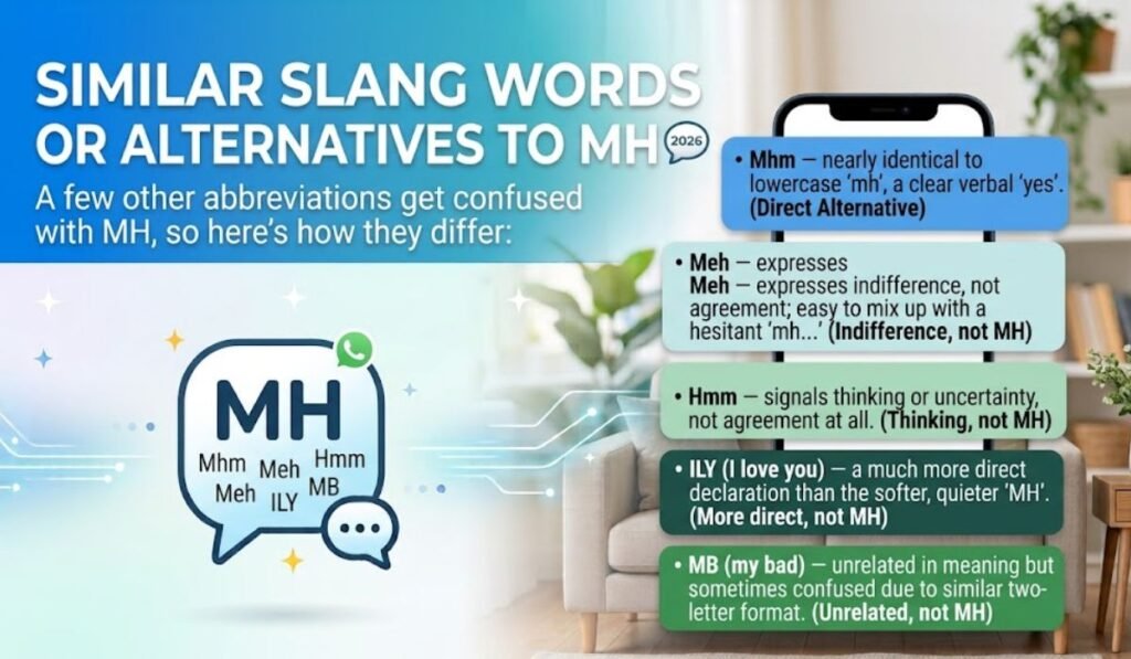 Similar Slang Words or Alternatives To MH
