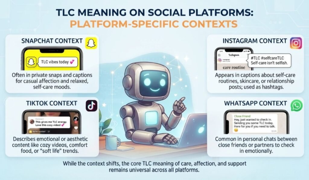 TLC Mean on Snapchat, Instagram, TikTok, and WhatsApp