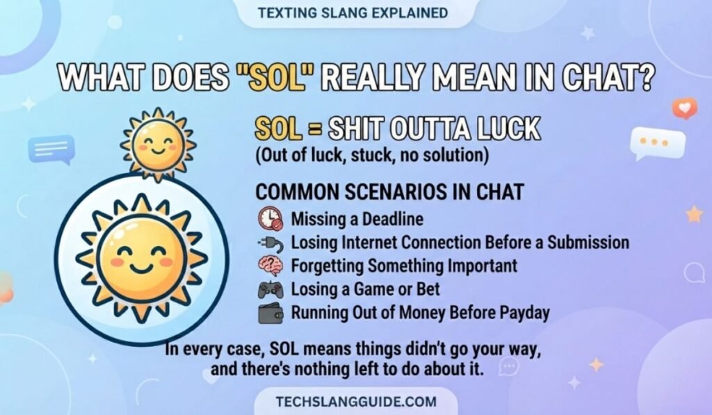 What Does SOL Mean in Chat