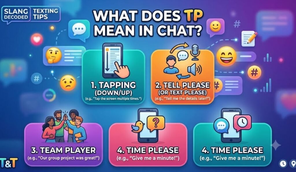 What does TP mean in chat
