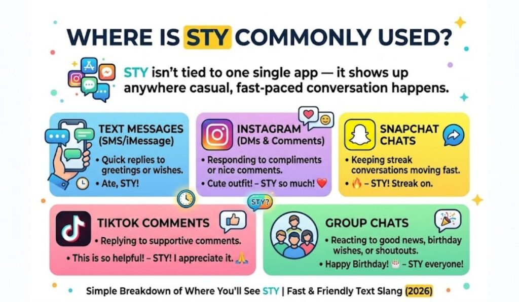 Where Is STY Commonly Used