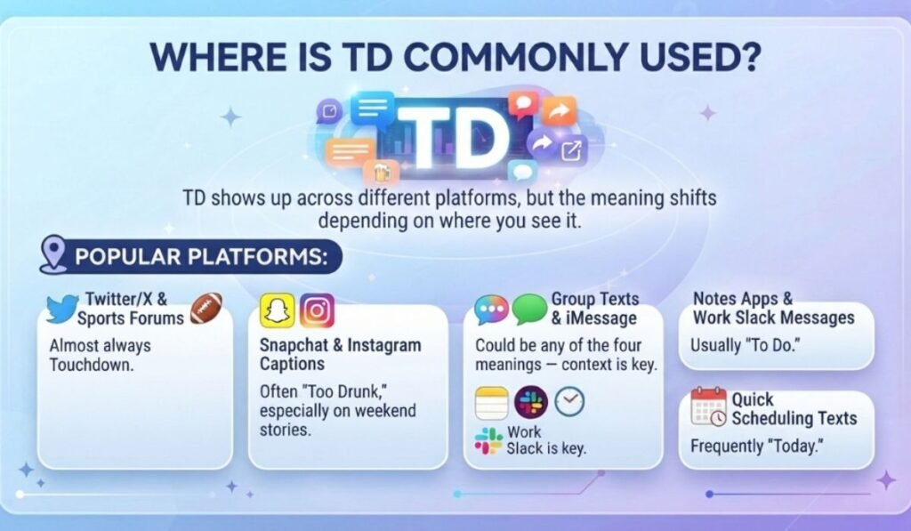 Where Is TD Commonly Used