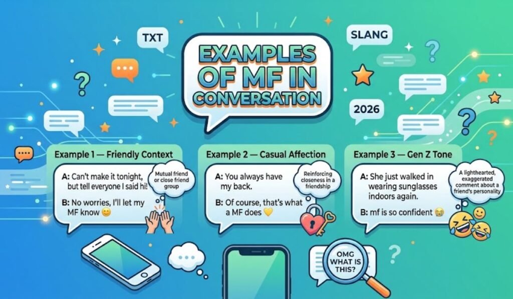 Examples of MF in Conversation