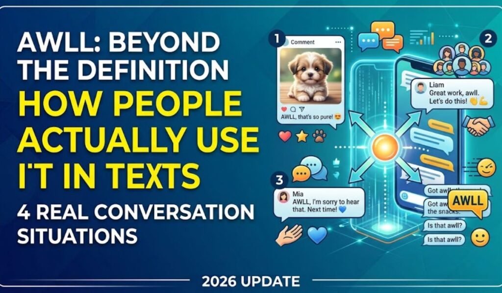 How People Actually Use Awll in Texts and Comments