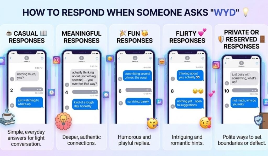 How to Respond When Someone Asks WYD