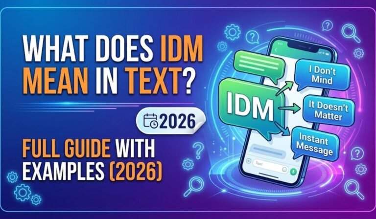 IDM Mean in Text
