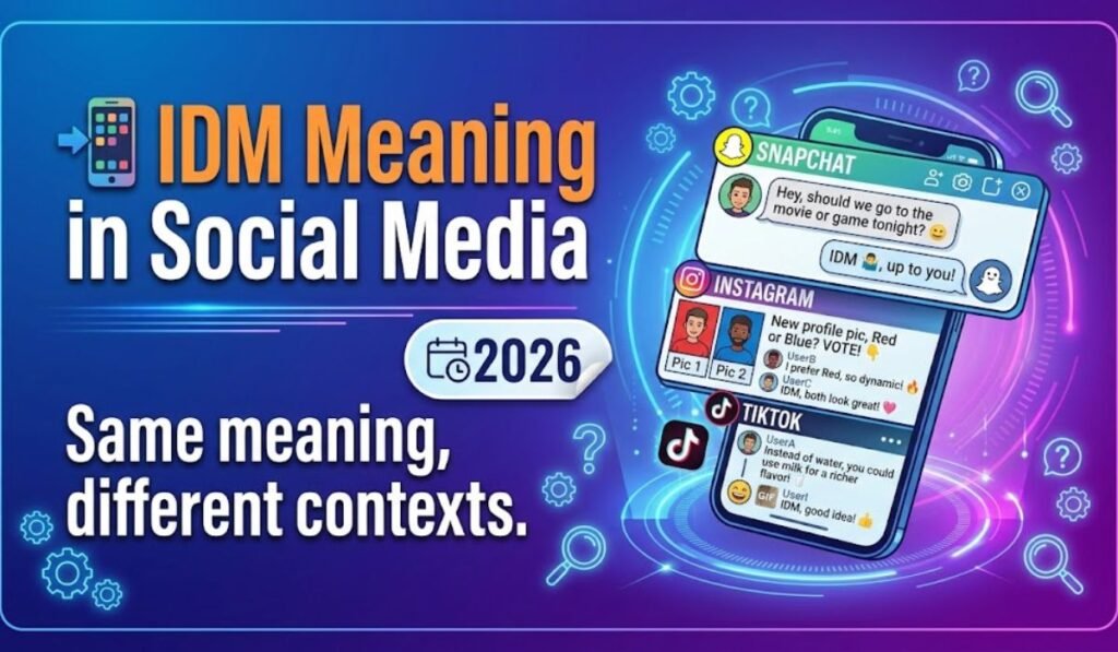 IDM Meaning in Social Media