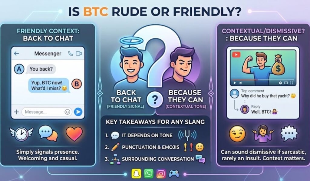 Is BTC Rude or Friendly