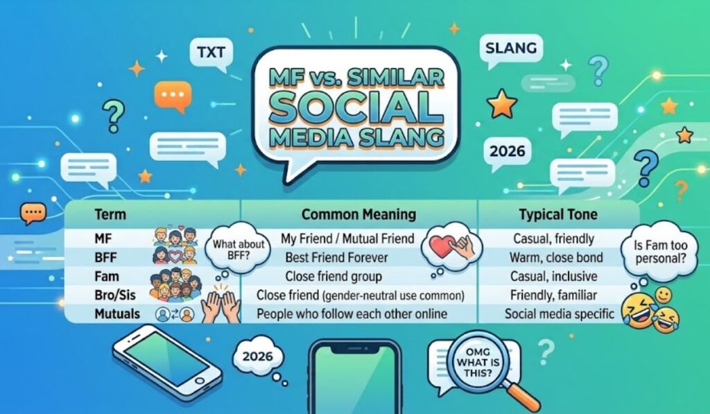 MF vs. Similar Social Media Slang Term